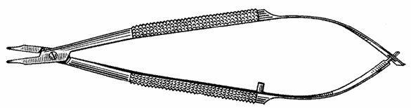 микрохирургический иглодержатель фирмы Н. Geuder